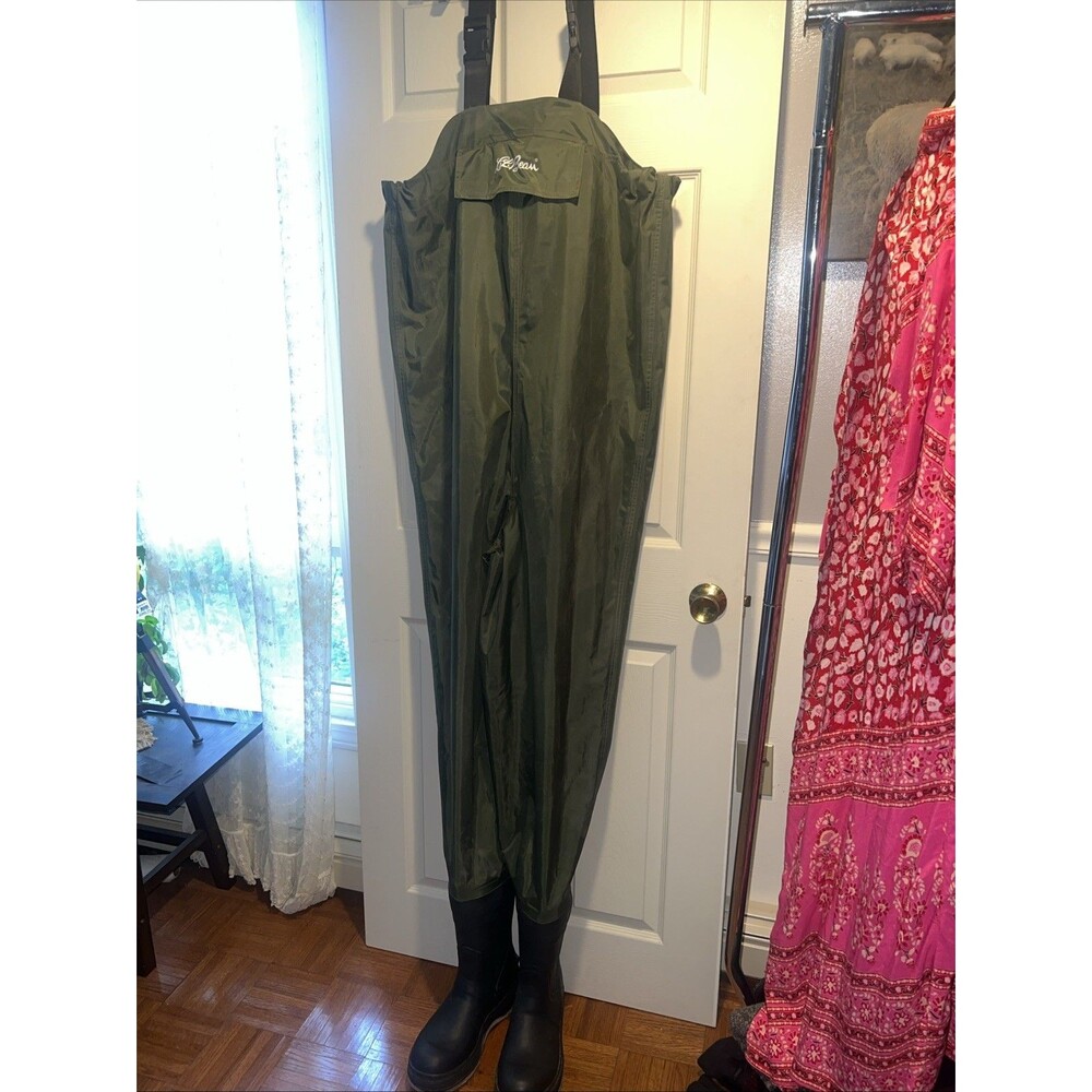Men’s L.L. Bean Felt Bottom Boot Chest Waders ECU Size 10